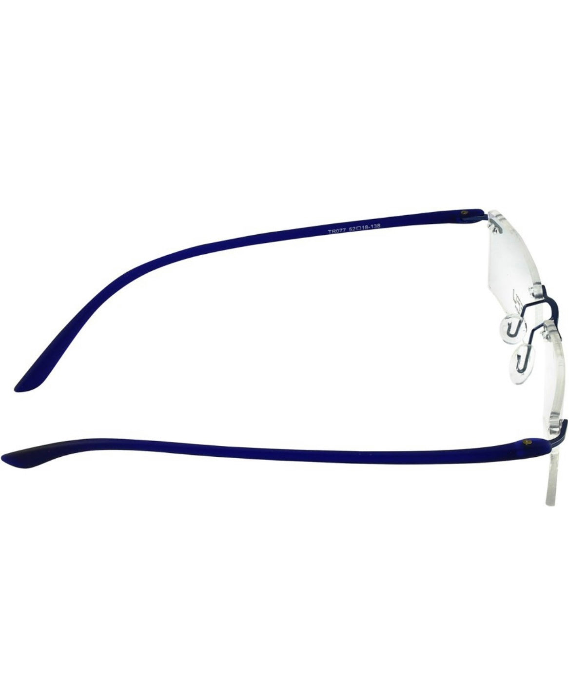 Rectangle Signature Rimless Frame