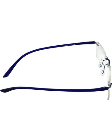 Rectangle Signature Rimless Frame