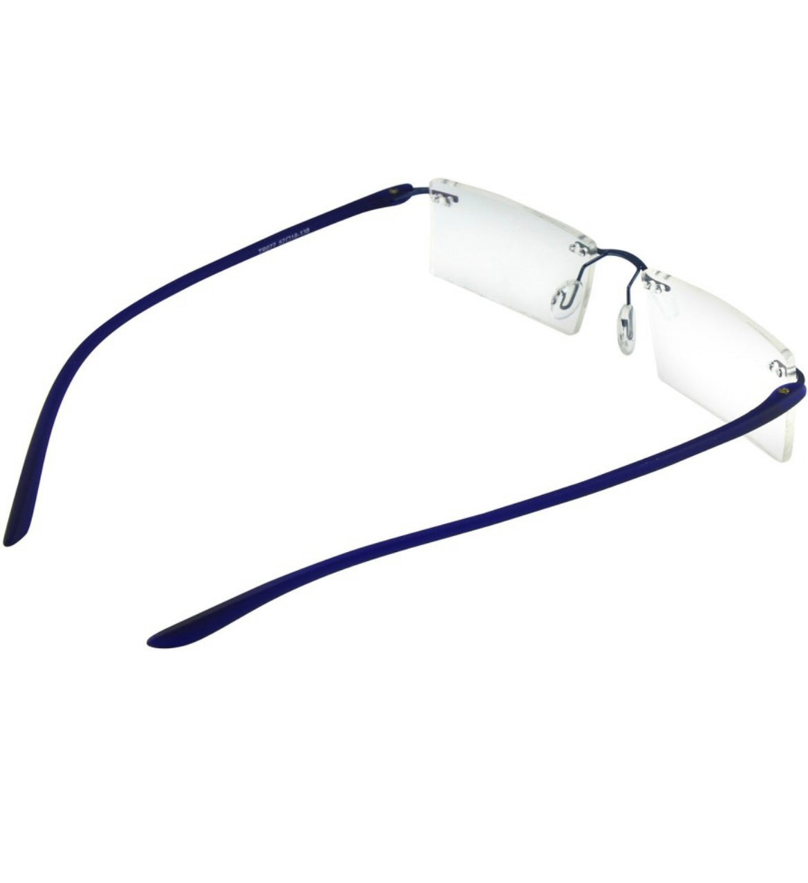 Rectangle Signature Rimless Frame