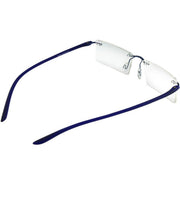 Rectangle Signature Rimless Frame