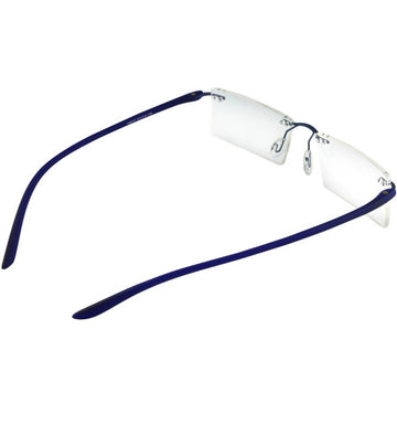 Rectangle Signature Rimless Frame