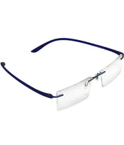 Rectangle Signature Rimless Frame