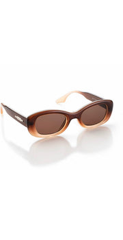 Series Obsession : Retro Style Vintage-Inspired Cat Eye Sunglasses Eyewear For Women (Brown)