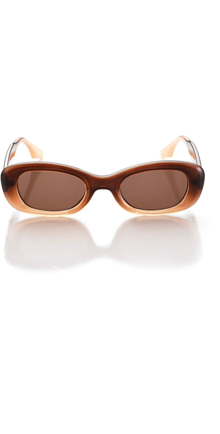 Series Obsession : Retro Style Vintage-Inspired Cat Eye Sunglasses Eyewear For Women (Brown)
