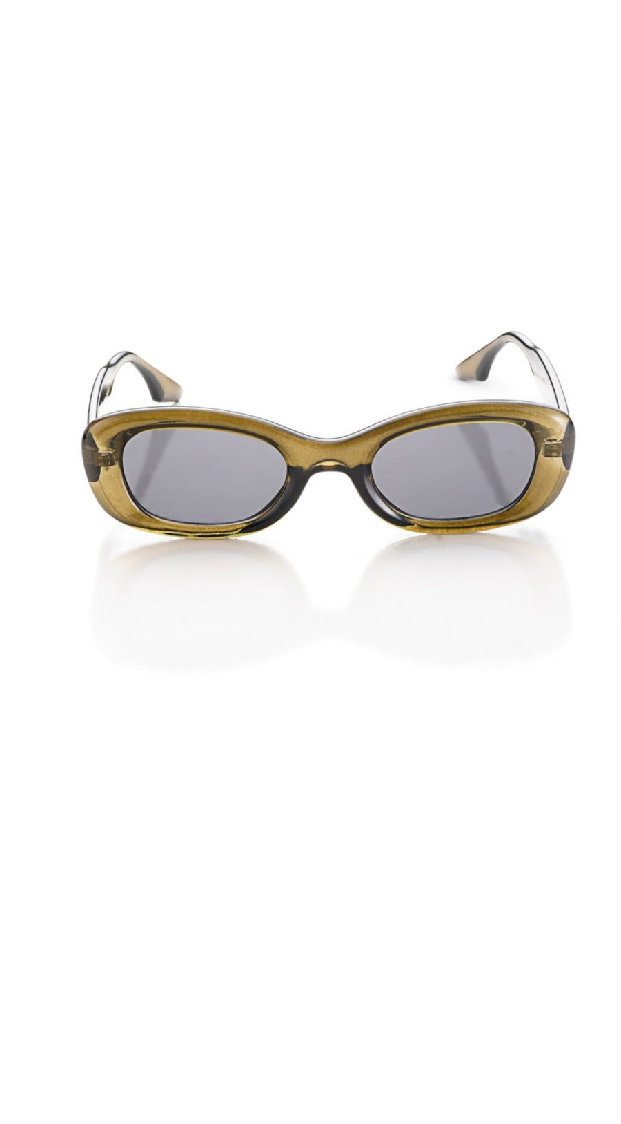 Series Obsession : Retro Style Vintage-Inspired Cat Eye Sunglasses Eyewear For Women (Olive)