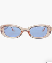 Series Obsession : Retro Style Vintage-Inspired Cat Eye Sunglasses Eyewear For Women (Light Blue)