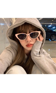 Series Obsession : Trendy UV Protection, Fashionable Women's Cat Eye Sunglasses Shades (Pink)