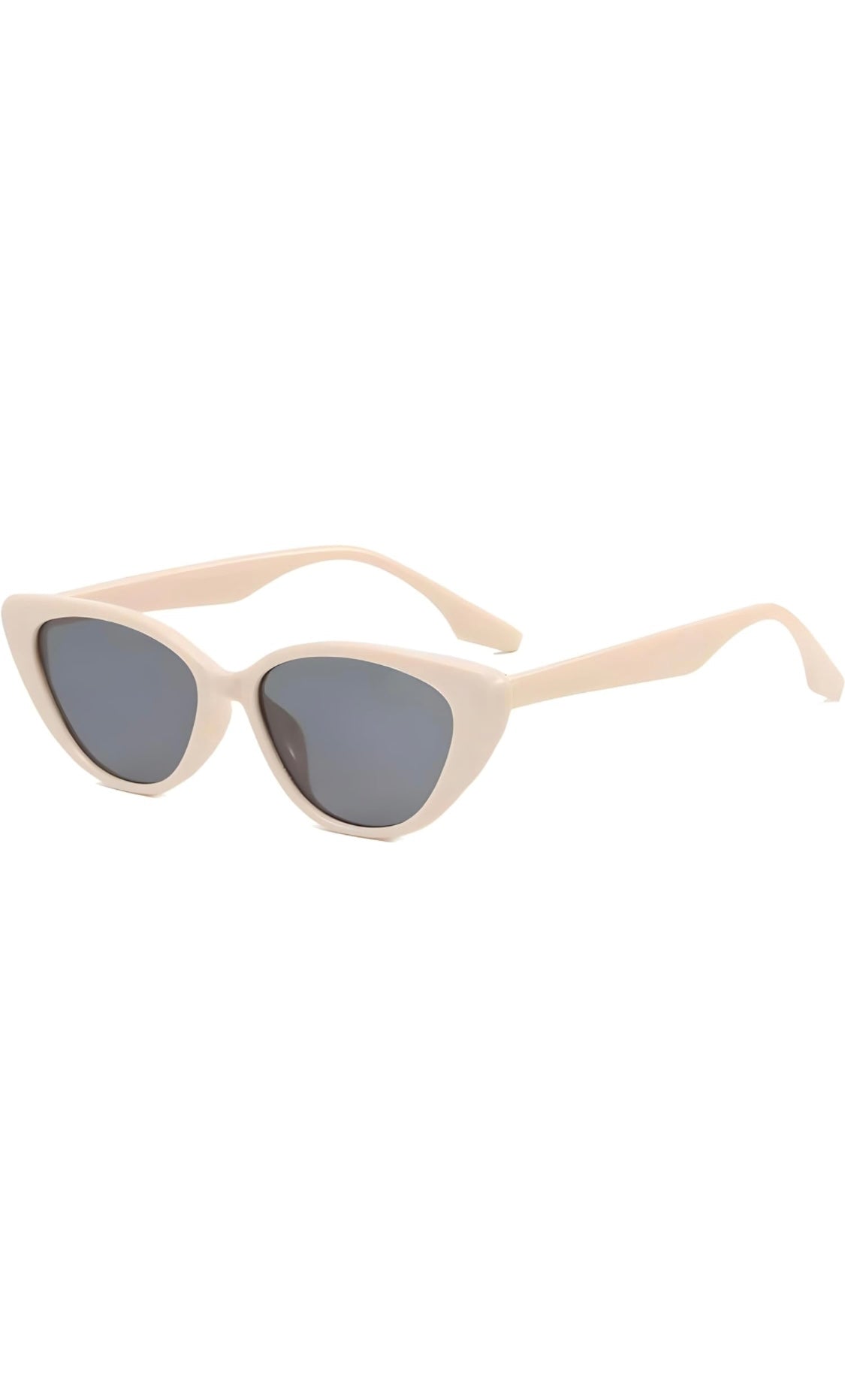 Series Obsession : Trendy UV Protection, Fashionable Women's Cat Eye Sunglasses Shades (Beige)