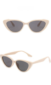 Series Obsession : Trendy UV Protection, Fashionable Women's Cat Eye Sunglasses Shades (Beige)