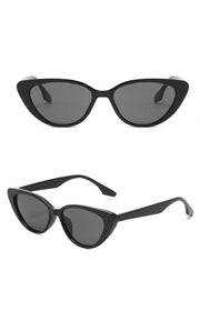Series Obsession : Trendy UV Protection, Fashionable Women's Cat Eye Sunglasses Shades (Black)
