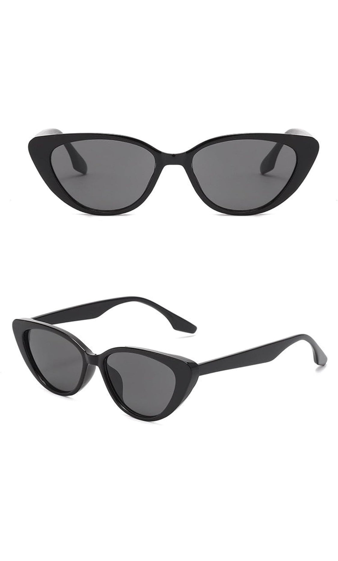 Series Obsession : Trendy UV Protection, Fashionable Women's Cat Eye Sunglasses Shades (Black)