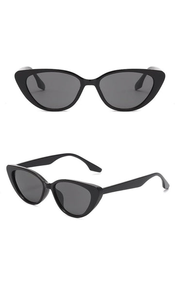 Series Obsession : Trendy UV Protection, Fashionable Women's Cat Eye Sunglasses Shades (Black)