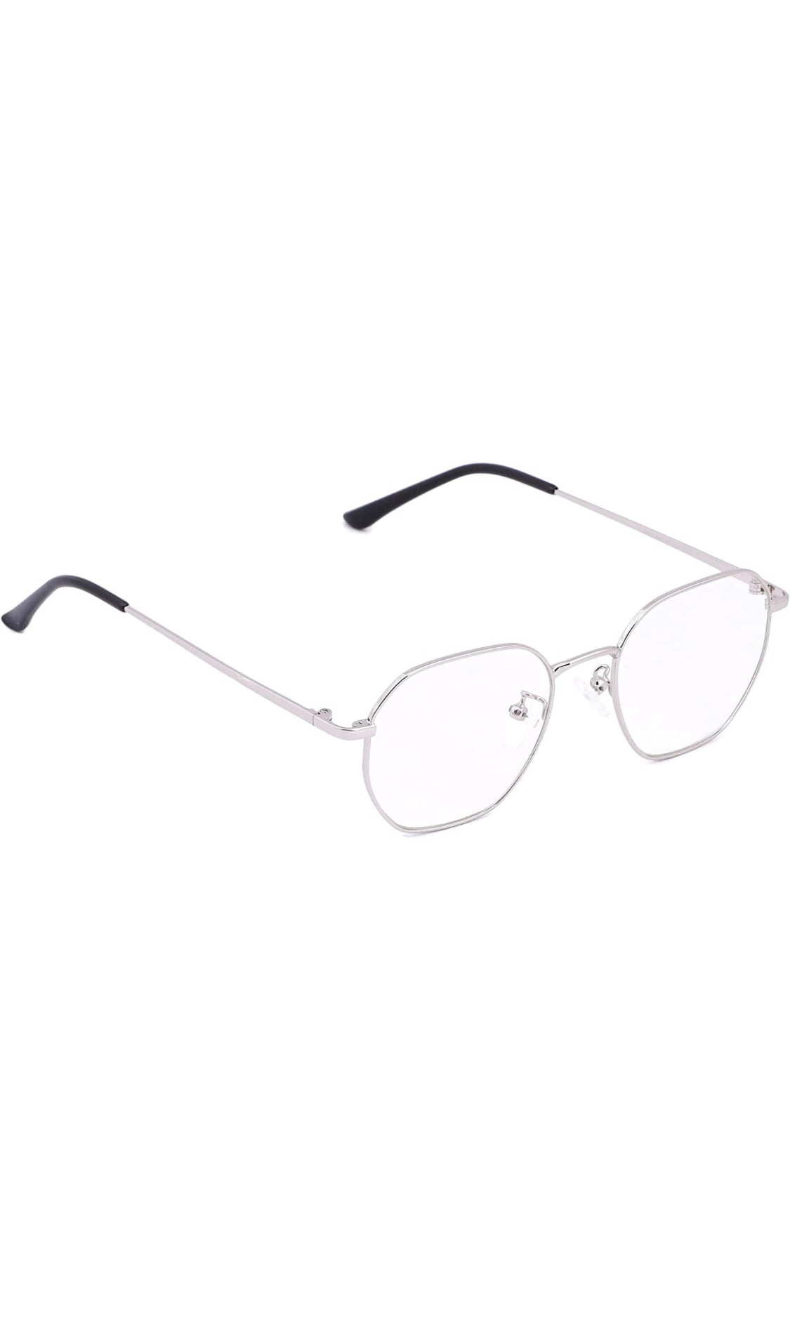 Premium Quality Hexagonal Metal Frame (Silver)