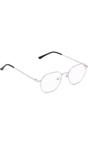 Premium Quality Hexagonal Metal Frame (Silver)