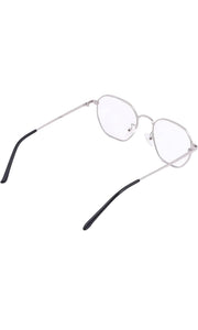 Premium Quality Hexagonal Metal Frame (Silver)