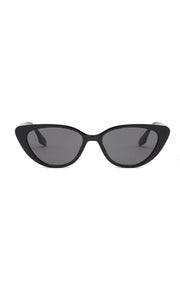 Series Obsession : Trendy UV Protection, Fashionable Women's Cat Eye Sunglasses Shades (Black)