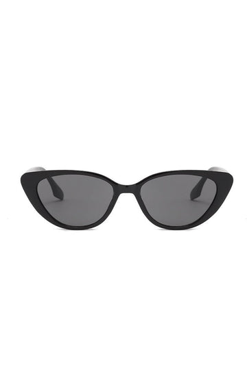 Series Obsession : Trendy UV Protection, Fashionable Women's Cat Eye Sunglasses Shades (Black)