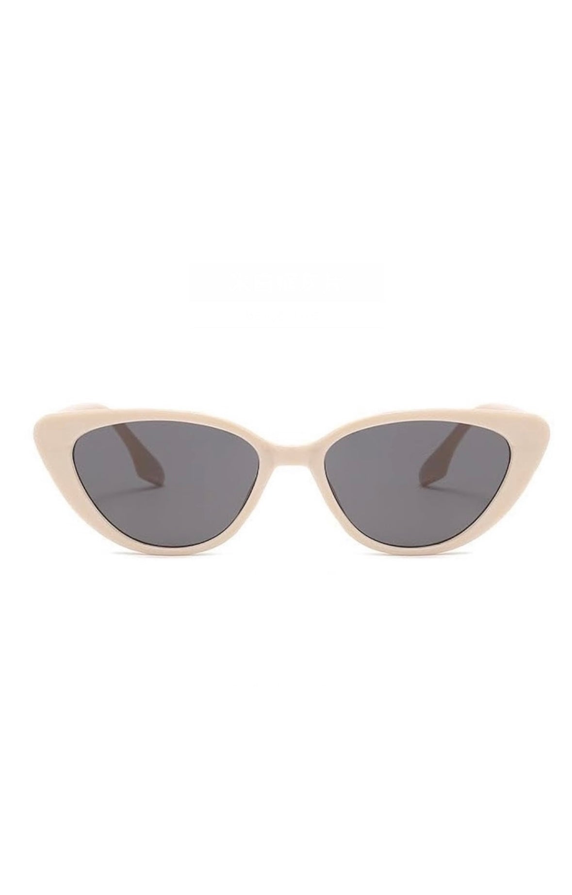 Series Obsession : Trendy UV Protection, Fashionable Women's Cat Eye Sunglasses Shades (Beige)