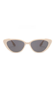 Series Obsession : Trendy UV Protection, Fashionable Women's Cat Eye Sunglasses Shades (Beige)