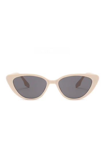 Series Obsession : Trendy UV Protection, Fashionable Women's Cat Eye Sunglasses Shades (Beige)