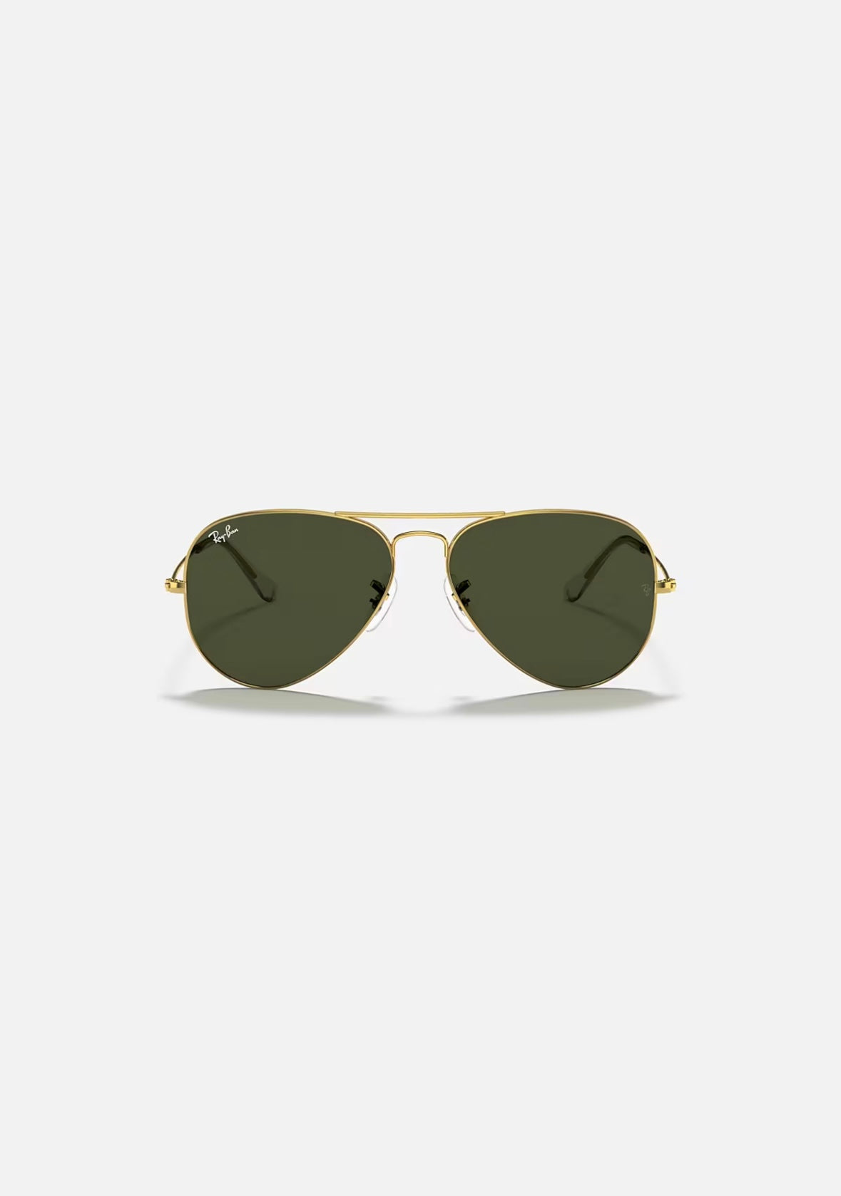 Ray-Ban Originals Classic Aviator Original RAY BAN Green Sunglass RB3025 UV Protection Eyewear Shades (Gold and G15)