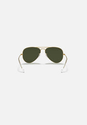 Ray-Ban Originals Classic Aviator Original RAY BAN Green Sunglass RB3025 UV Protection Eyewear Shades (Gold and G15)