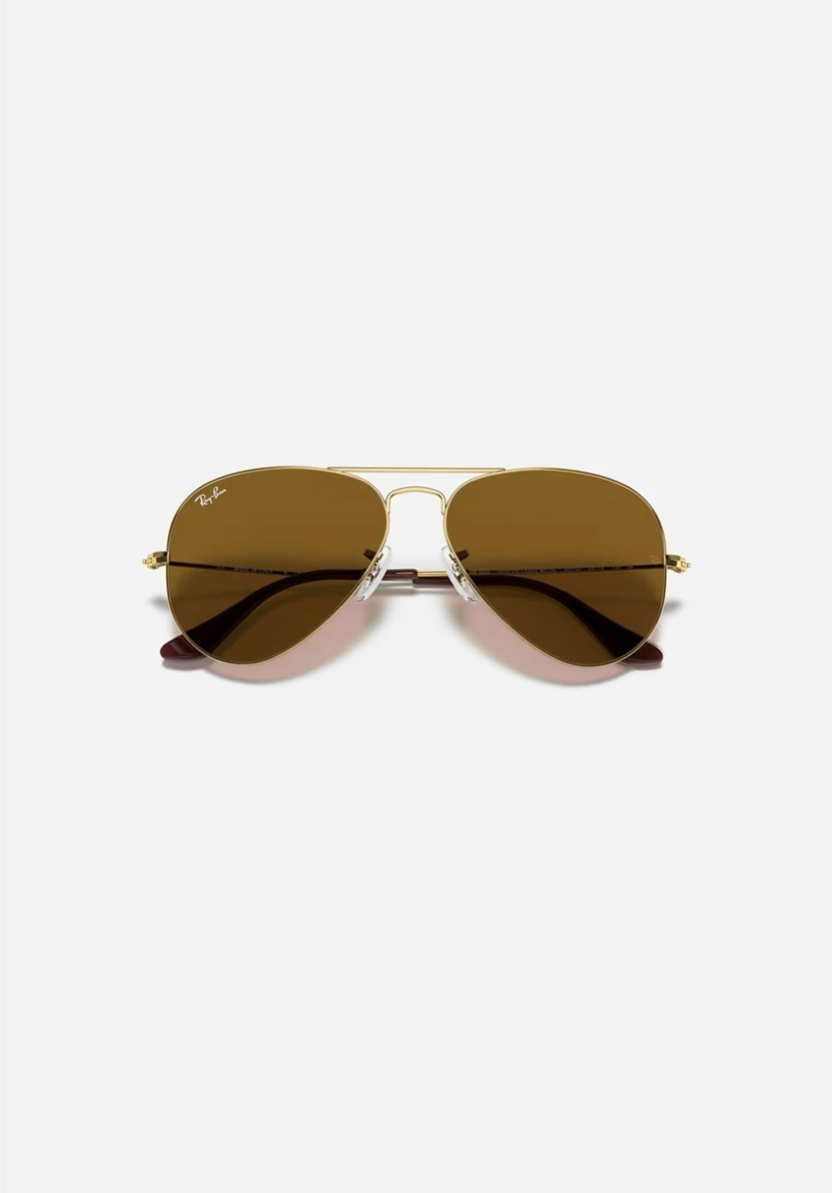 Ray-Ban Originals Classic Aviator Original RAY BAN Brown Sunglass RB3025 UV Protection Eyewear Shades (Gold and Brown)