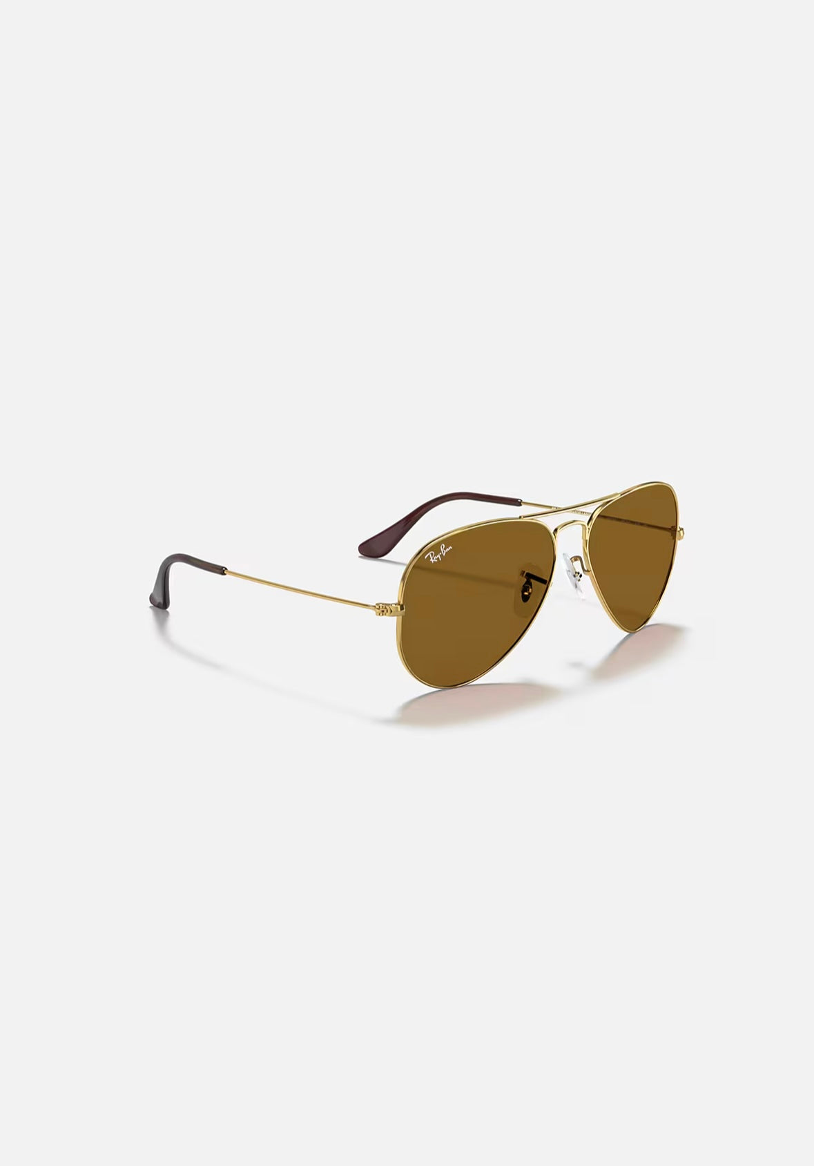 Ray-Ban Originals Classic Aviator Original RAY BAN Brown Sunglass RB3025 UV Protection Eyewear Shades (Gold and Brown)