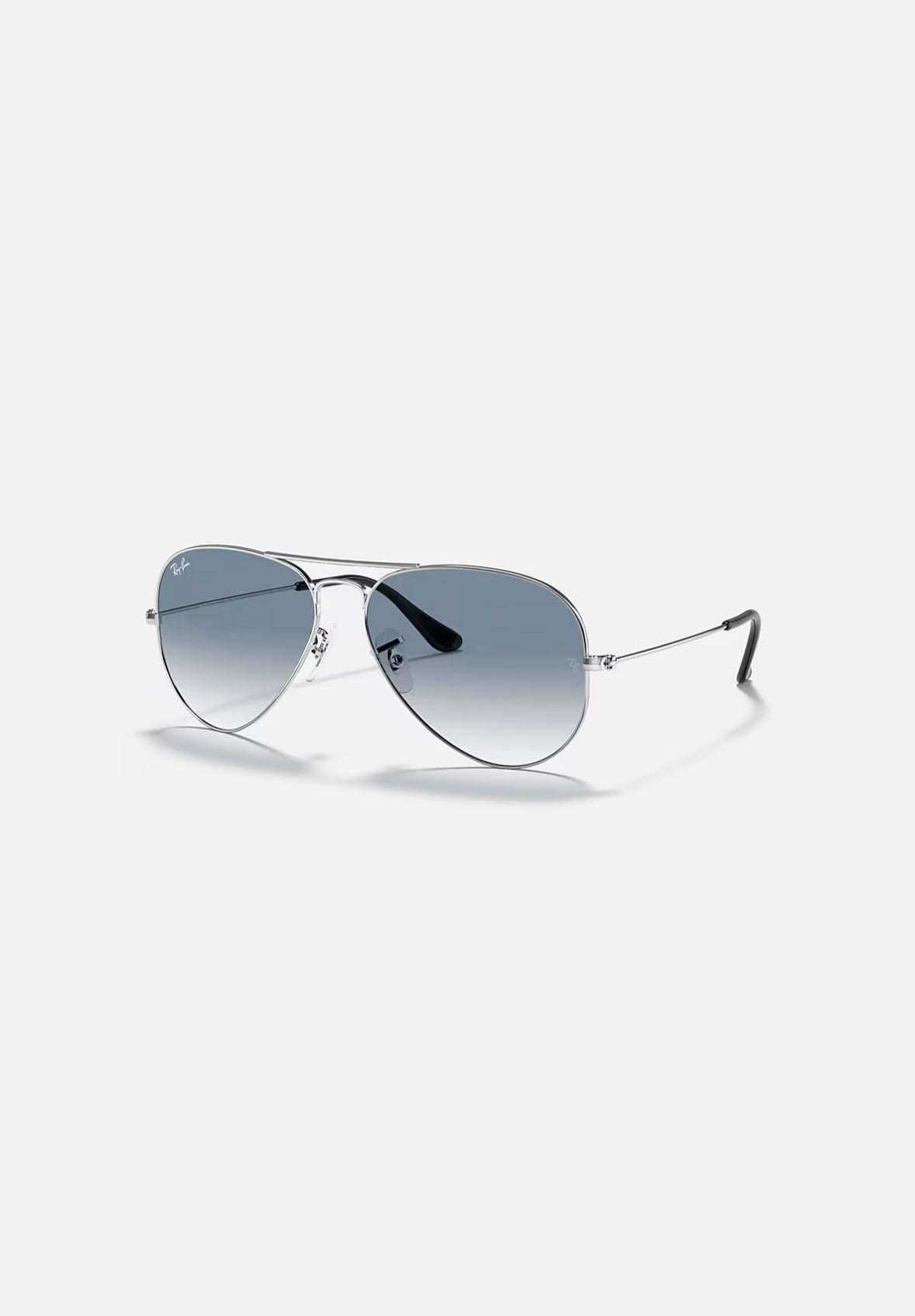 Ray-Ban Originals Classic Aviator Gradient Blue Sunglass RB3025 UV Protection Eyewear Shades (Silver and Blue)