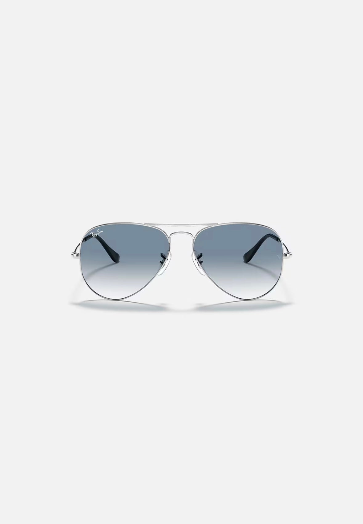 Ray-Ban Originals Classic Aviator Gradient Blue Sunglass RB3025 UV Protection Eyewear Shades (Silver and Blue)