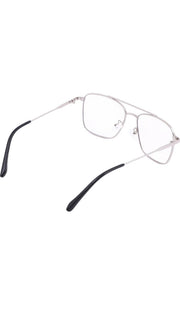 Premium Looking Metal Square Frame (Black & Silver)