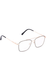 Premium Looking Metal Square Frame (Black & Gold)