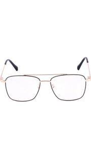 Premium Looking Metal Square Frame (Black & Gold)