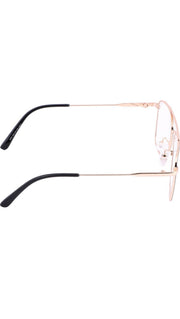 Premium Looking Metal Square Frame (Black & Gold)