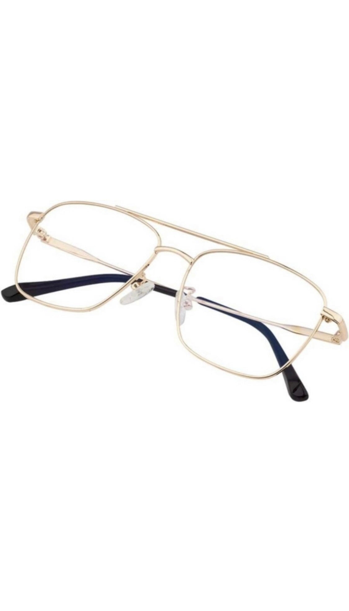 Premium Looking Metal Square Frame (Gold)