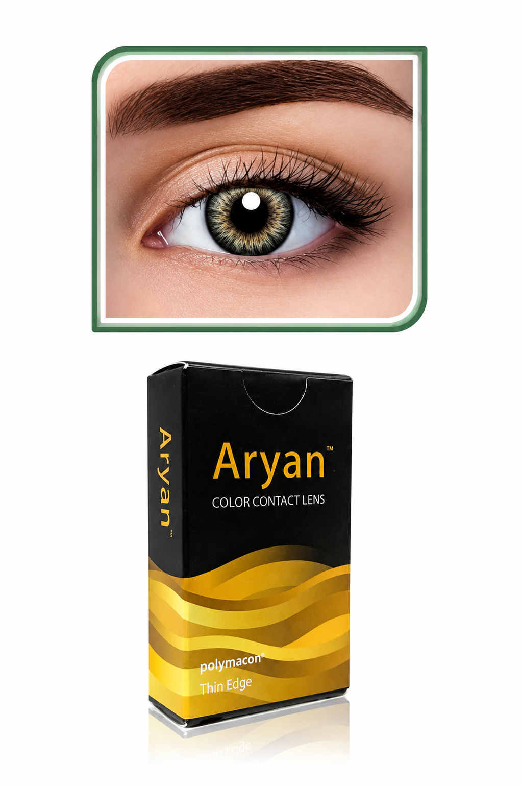 Aryan Color Contact Lenses 3 Months Disposable – Jade Green | Quarterly Colored Contact Lenses