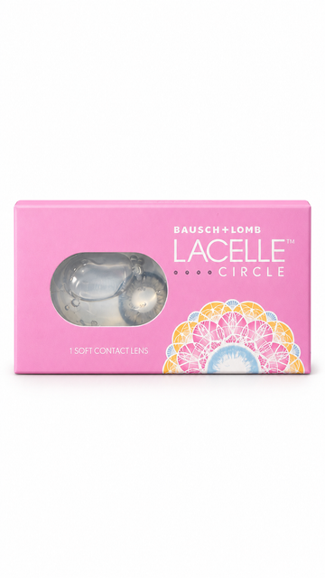 Bausch + Lomb Lacelle Circle Colour Monthly Contact Lens – Brown Single Lens Pack
