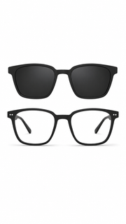 2-in-1 Magnetic Clip-On Glasses & Sunglasses