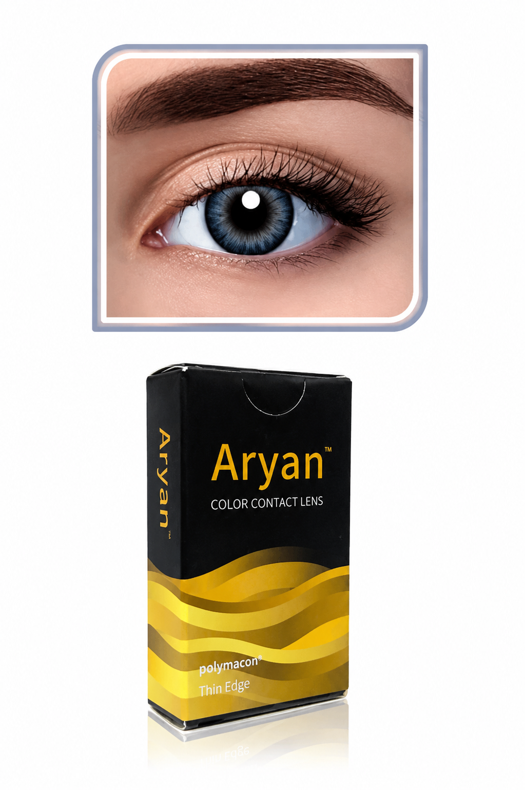 Aryan Color Contact Lenses 3 Months Disposable – Midnight Blue | Quarterly Colored Contact Lenses