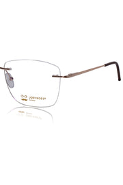 Square Signature Rimless Frame (Silver)