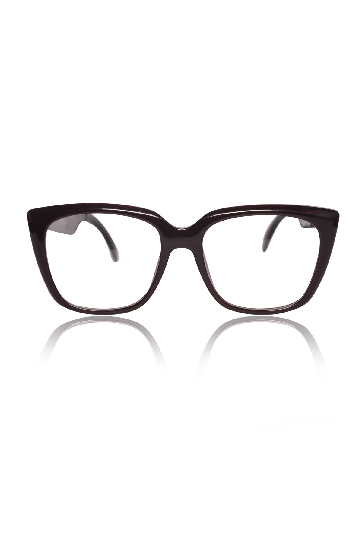 Jodykoes Cat Eye Smart Glasses with Speaker and Voice Assistant (Black)