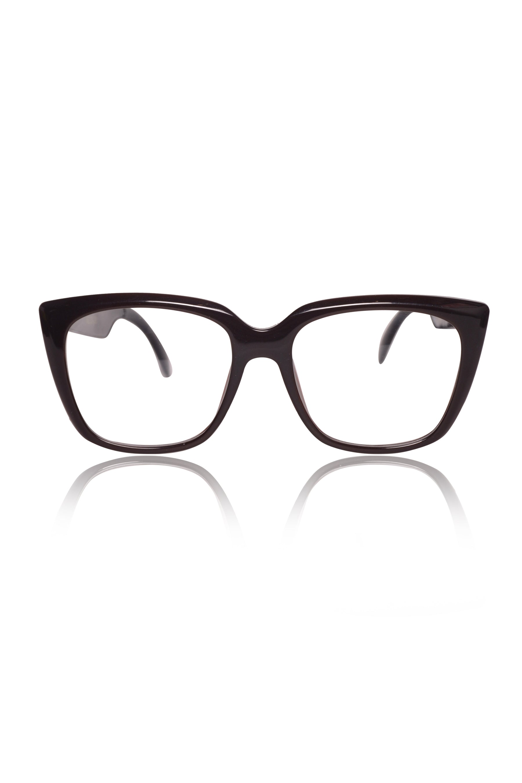 Jodykoes Cat Eye Smart Glasses with Speaker and Voice Assistant (Black)
