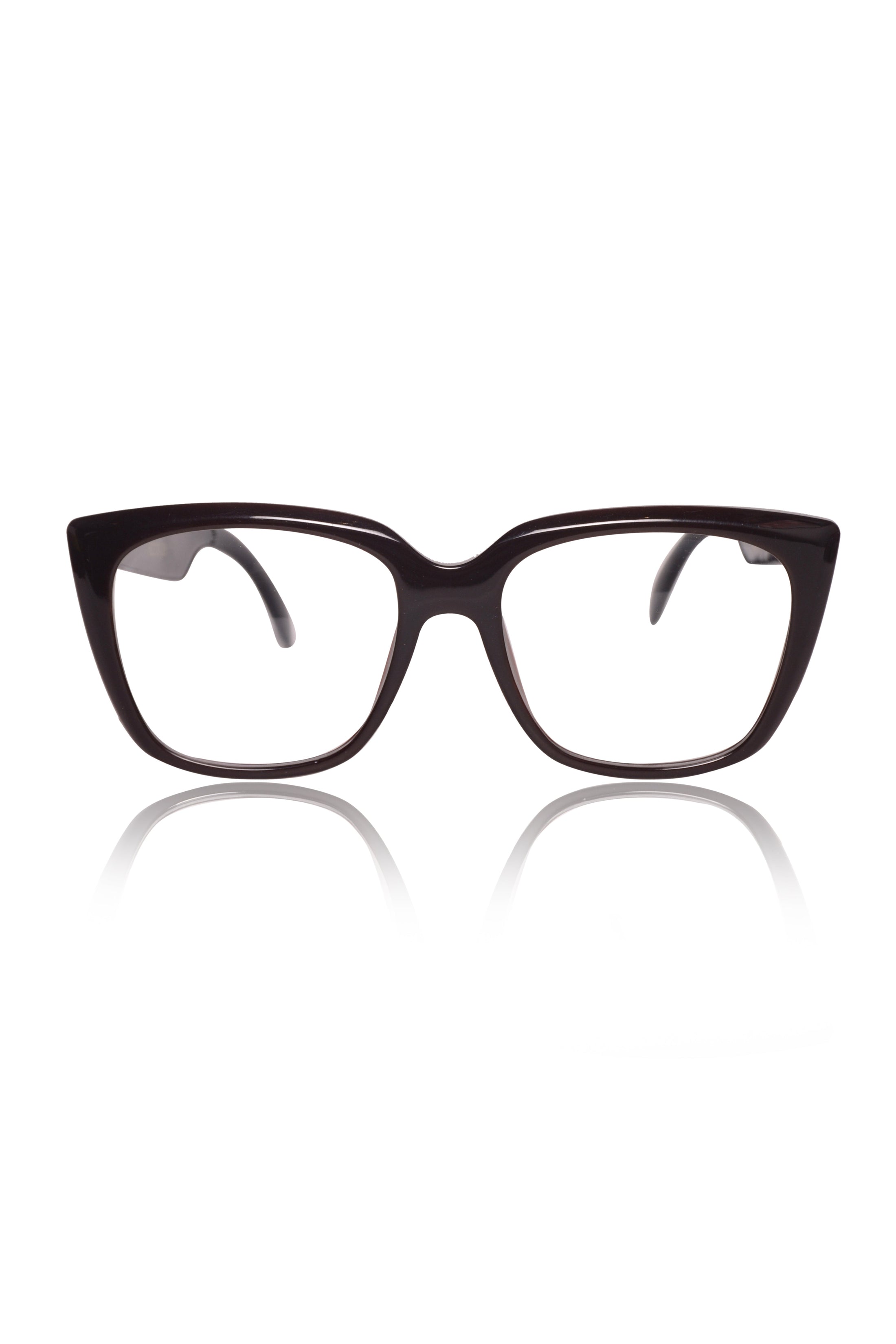 Jodykoes Cat Eye Smart Glasses with Speaker and Voice Assistant (Black)