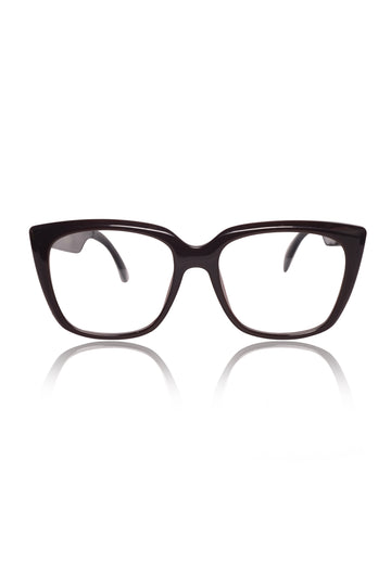 Jodykoes Cat Eye Smart Glasses with Speaker and Voice Assistant (Black)