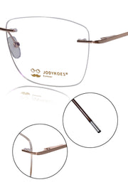 Square Signature Rimless Frame (Silver)
