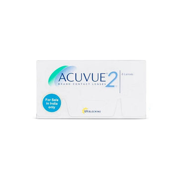 Johnson & Johnson Acuvue 2 Bi Weekly Disposable Contact Lenses 6 Lens Box