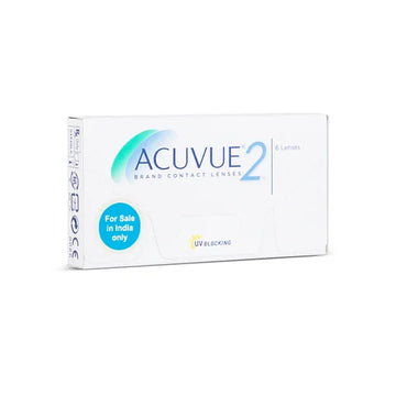 Johnson & Johnson Acuvue 2 Bi Weekly Disposable Contact Lenses 6 Lens Box