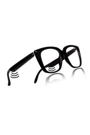 Jodykoes Cat Eye Smart Glasses with Speaker and Voice Assistant