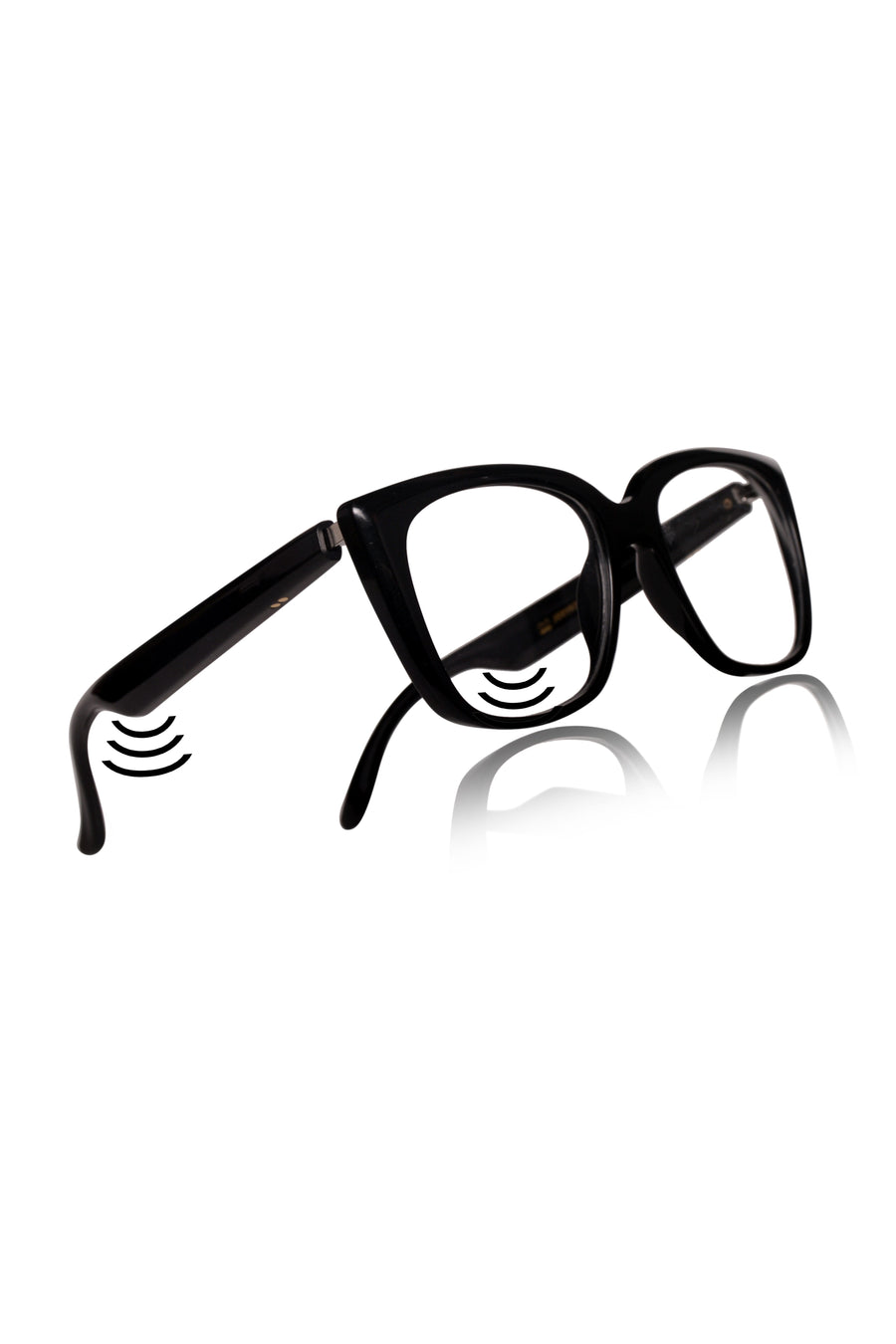 Jodykoes Cat Eye Smart Glasses with Speaker and Voice Assistant