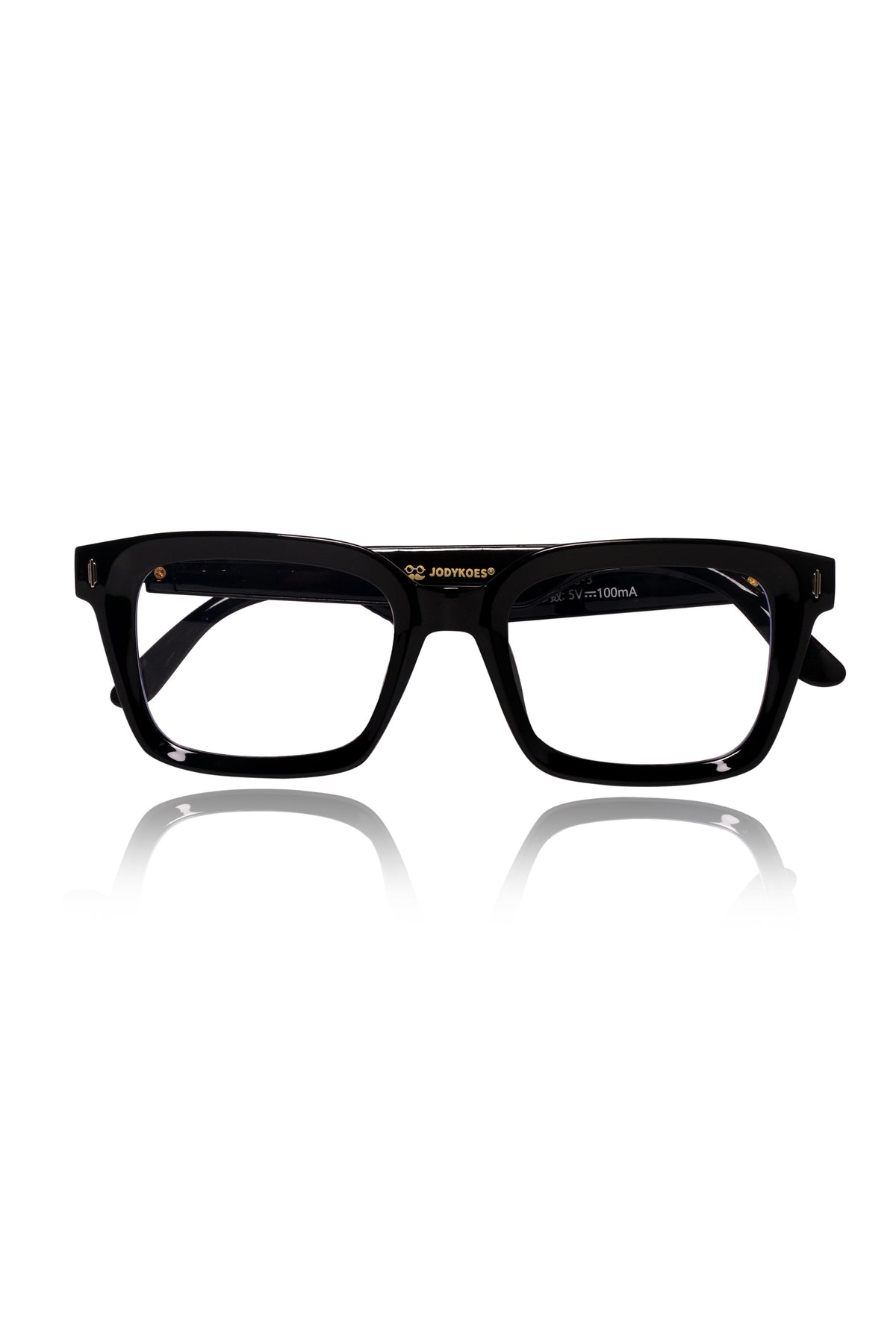 Jodykoes Square Smart Glasses with Speaker and Voice Assistant